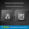 Powerful bathroom waterproof matching multi-functional seamless mother-in-law buckle buckle without punching