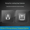 Powerful bathroom waterproof matching multi-functional seamless mother-in-law buckle buckle without punching