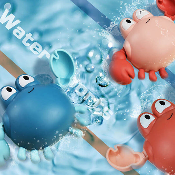 Premium Crab Animal Bath Toy - Blue