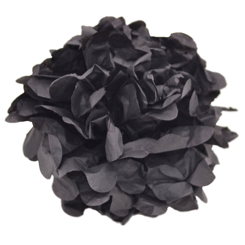 6inch 1piece الزخرفة زهرة زهرة الكرة - أسود