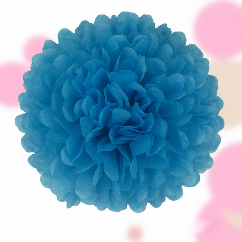 6inch 1piece زهرة الزهرة زهرة الكرة - السماء الأزرق
