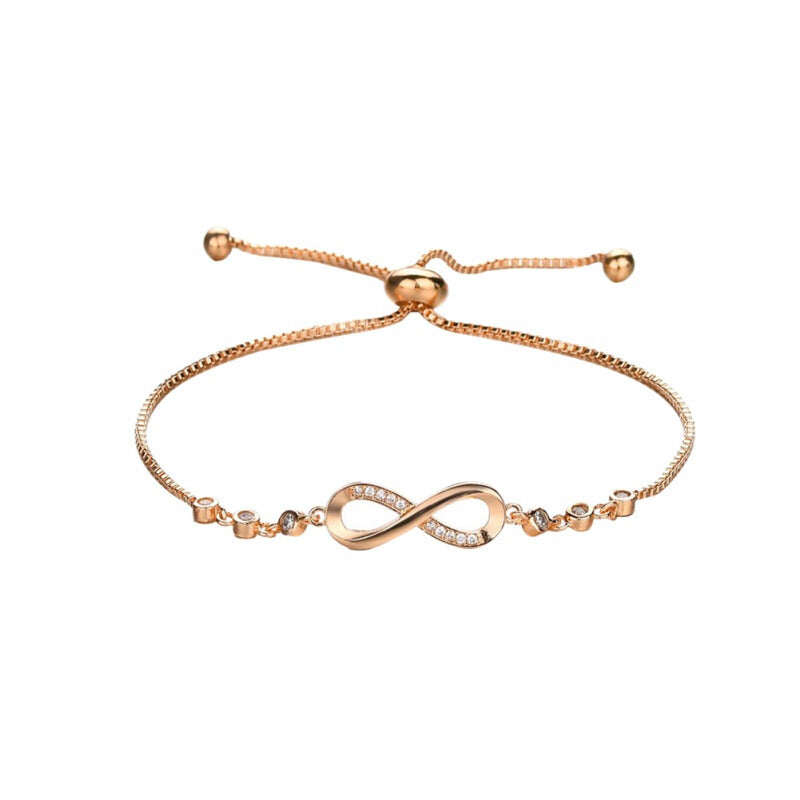 Adjustable Premium Beaded Women Bracelet - Gold