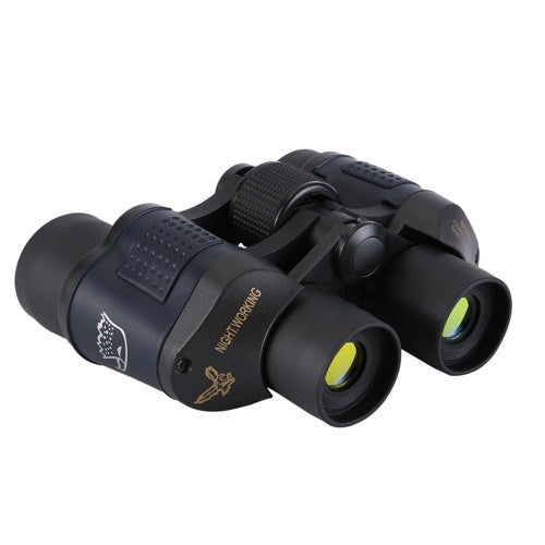 Portable Hiking 60x60 Binoculars High Clear Weak Light Night-vision Telescope(without compass)