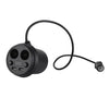Quelima Car Cup Charger Car Charger Socket Dual USB Quick Chargers Car Adapter with Dual Car Cigarette Lighter Socket Lighter Digital Display for Cellphones, iPad, GPS & Dash Cam (Black)