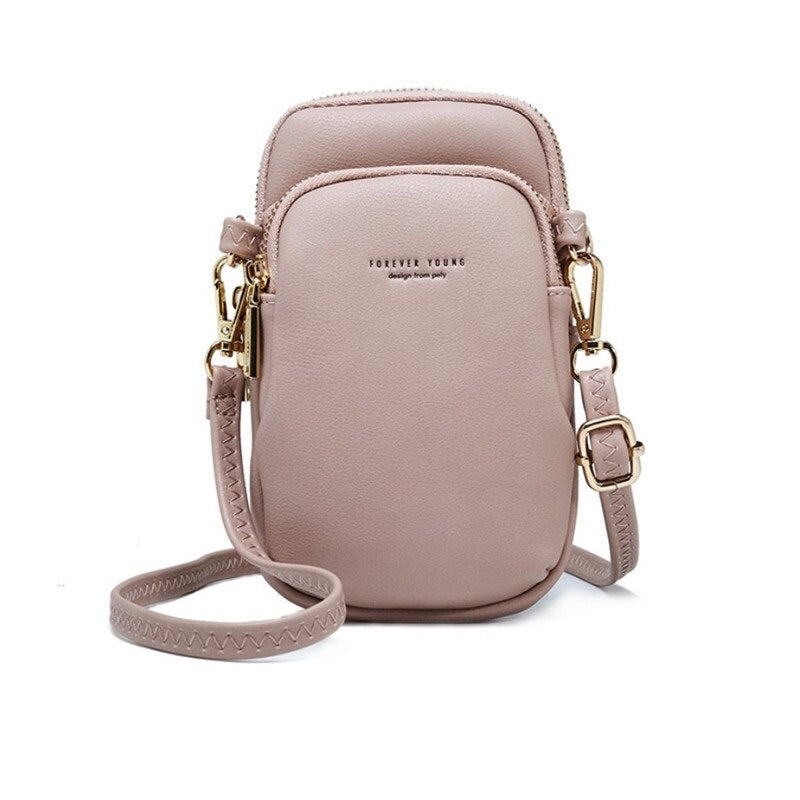 Korean Version Stylish High Quality Cross Bag - Pink