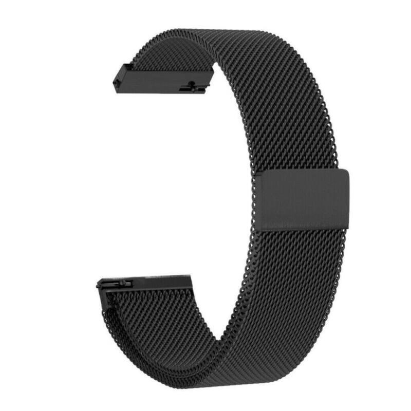 Magnetic Premium Stainless Mesh Wristband - Black