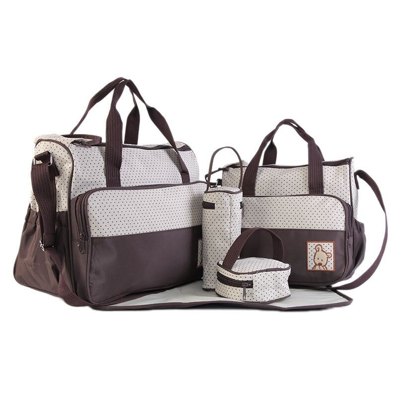 Premium Multi-Function Stroller Bag - Brown