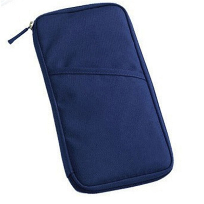 Premium Passport Purse Holder - Navy Blue