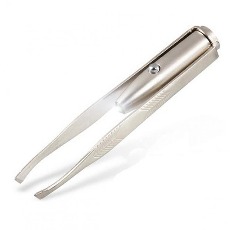Professional Premium Eyebrow Tweezers - Silver