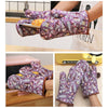 Riapawel Heat Resistant Baking Gloves - Violet