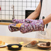 Riapawel Heat Resistant Baking Gloves - Violet