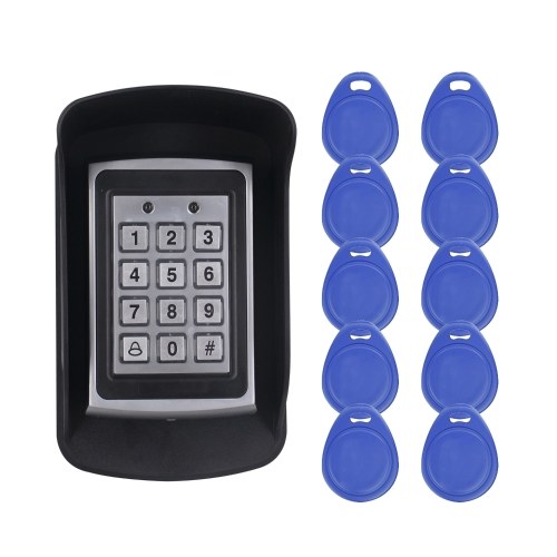 لوحة مفاتيح قارئ بطاقات التحكم في الوصول المعدنية RFID