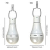 Portable LED Solar Powered Camping Light Bulb Remote Controlled Waterproof Outdoor Hanging Tent Lantern