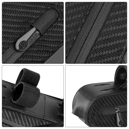 Waterproof Bicycle Bag Cycling Tube Front Frame Bag Repair Tools Large Capacity MTB Road Bike Bag Triangle Pouch Frame Holder Bicycle Storage Bag  Bike Accessories