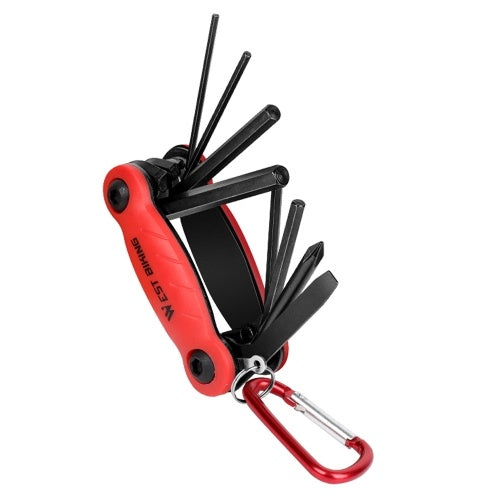 WEST BIKING Multifunction Bicycle Repair Tools Kit MTB Road Cycling Bike Repair Tool S2 Steel Hex Spoke Cycling Screwdriver