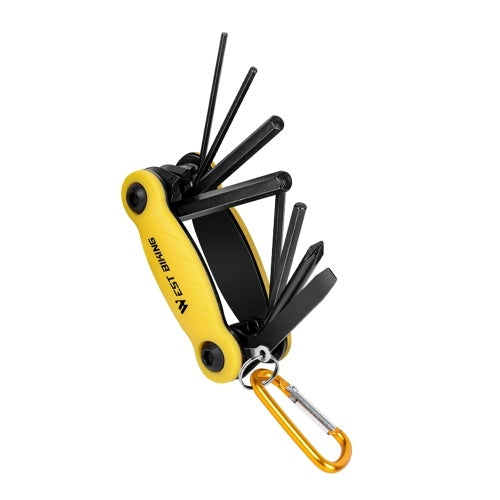 WEST BIKING Multifunction Bicycle Repair Tools Kit MTB Road Cycling Bike Repair Tool S2 Steel Hex Spoke Cycling Screwdriver