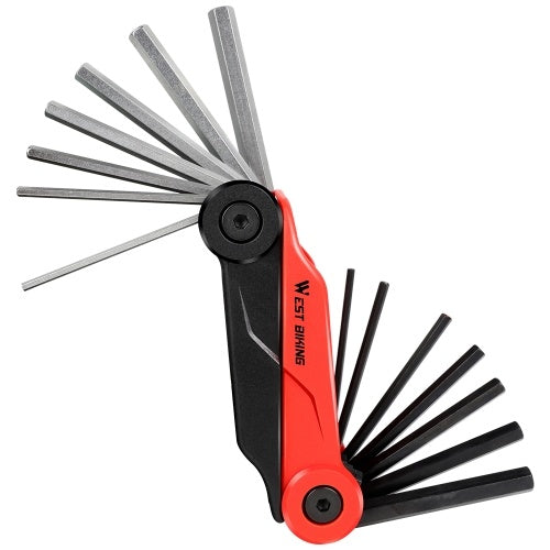 WEST BIKING Bicycle Tools Multifunction Bicycle Repair Tools Kit MTB Road Cycling Bike Repairing Tool S2 Steel Hex Spoke Cycling Screwdriver