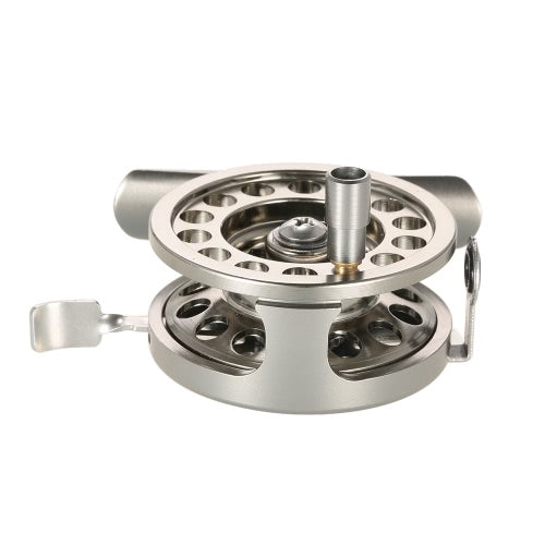 Fly Fishing Reel Right Handed Aluminum Alloy Smooth Rock Ice Fishing Reels Fly Reels Fishing Accessories