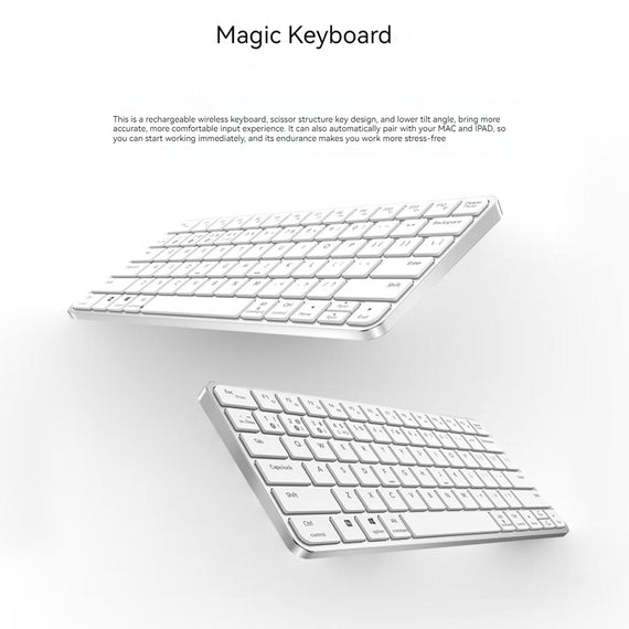 AGM-2359001 لوحة مفاتيح لاسلكية متعددة القنوات بتقنية البلوتوث مع قاعدة توسعة