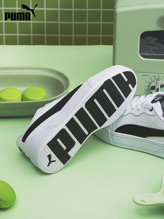 PUMA PUMA official new women's platform white shoes casual sneakers SKYE 374764