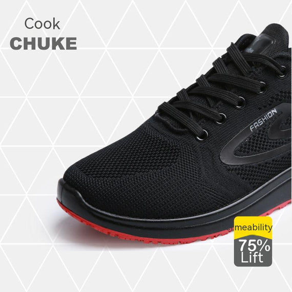 [Kitchen gram] أحذية الطهاة الاحترافية، أحذية عمل للمطبخ، سطح زيتي، مضادة للانزلاق ومسامية، أحذية عمل للمطبخ