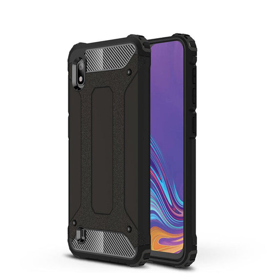 حافظة سامسونج الهجينة الفاخرة شديدة التحمل - أسود