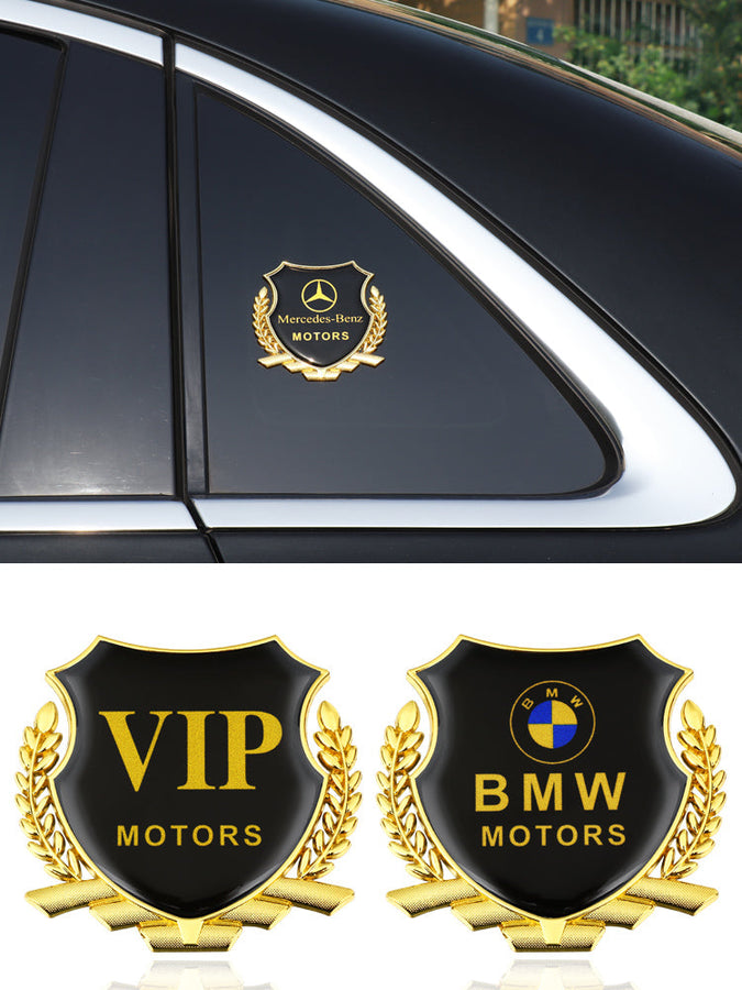 KT-0914001 High Grade Aluminum Alloy Manuum Luco Manufacturer Labo Sticker-4 PCS