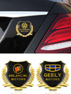 KT-0914001 High Grade Aluminum Alloy Manuum Luco Manufacturer Labo Sticker-4 PCS