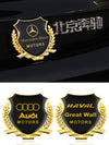 KT-0914001 High Grade Aluminum Alloy Manuum Luco Manufacturer Labo Sticker-4 PCS