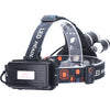 LED outdoor lighting strong headlight 18650 rechargeable 20W high power 18650 induction T6 aircraft light