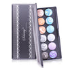 12 Color Elegant Eye Shadow Makeup - Multicolor