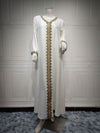 KT-12-28-1001 أحدث طراز من Netflix ملابس نسائية ذات مزاج شعبي قفطان