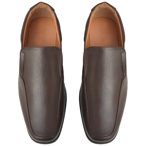 Men's loafers Brown size 41 PU leather