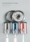KT-11-30-003 Toothbrush Holder, Hanging Toothbrush and Mouthwash Cup, Wall Mount, Bathroom, No Drill, Wall Mounted