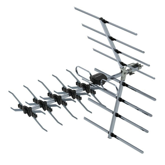 150 Mile HDTV Outdoor Digital TV Antenna - Silver