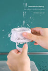 KT-11-30-003 Toothbrush Holder, Hanging Toothbrush and Mouthwash Cup, Wall Mount, Bathroom, No Drill, Wall Mounted