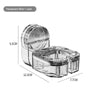 KT-12-19-010 Hair Dryer Shelf, Hair Dryer Hanger for Bathroom, Wall Mounted Hair Dryer Holder for Bathroom - 2 Pieces
