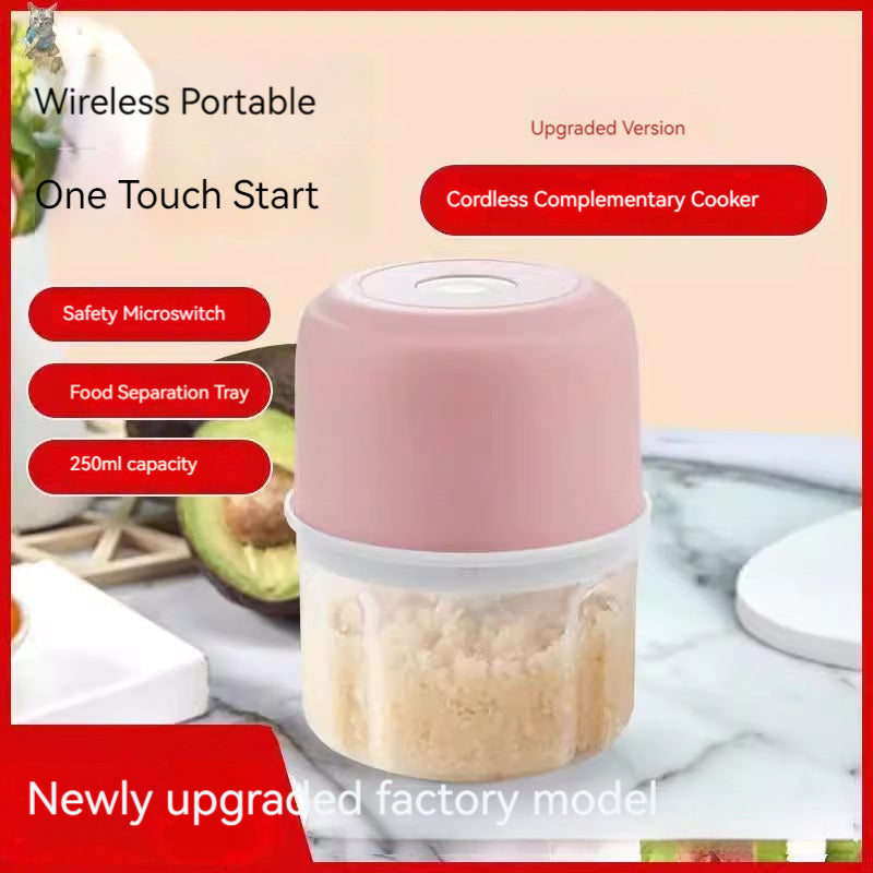 KT-11-17-014 كهربائي، لاسلكي، صغير، مخض الثوم، عصارة الثوم الكهربائية، مضرب الثوم الأوتوماتيكي، آلة الطبخ، آلة الطعام التكميلي، سعة كبيرة، الاستخدام المنزلي 