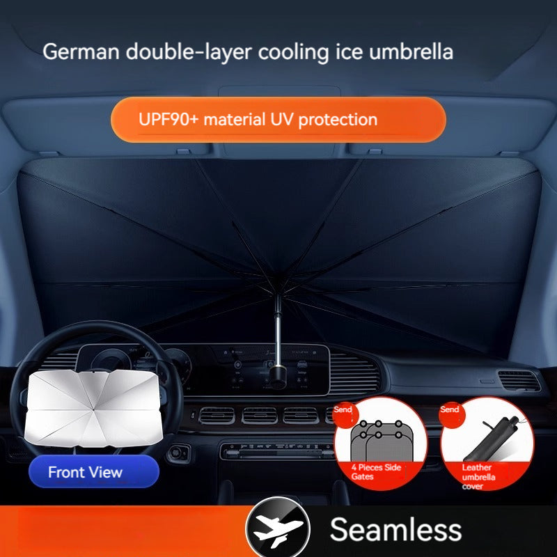 KT-1209-002 مظلة شمسية للسيارة، مظلة نافذة، واقي شمسي للنافذة الجانبية، عزل حراري، مظلة شمس، غطاء لوحة الزجاج الأمامي، تعتيم السيارة 