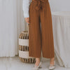 2020 Han Edition Style Wide-Legged Pants - Coffee