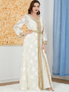 Golden Lace Belt Design Single Breasting Dress and Outerwear Suit