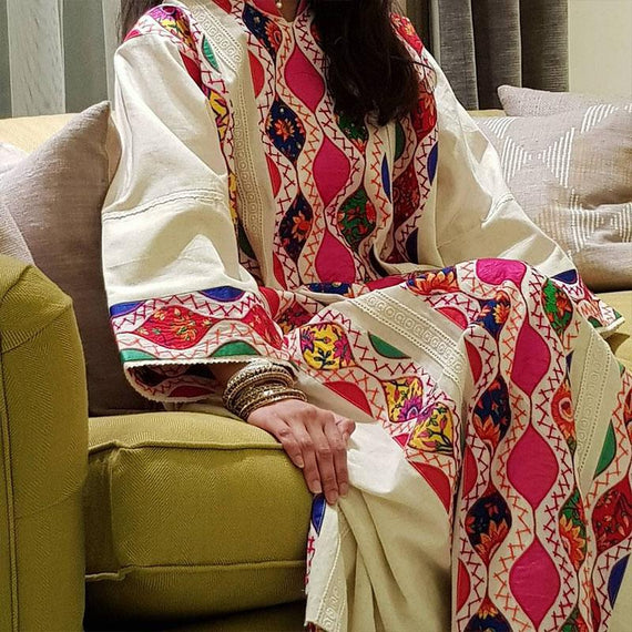 Colorful geometric printed maxi kaftan dress [PRE-ORDER]