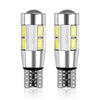 2 Pcs Power 10 LED Side Bulbs - Ivory White