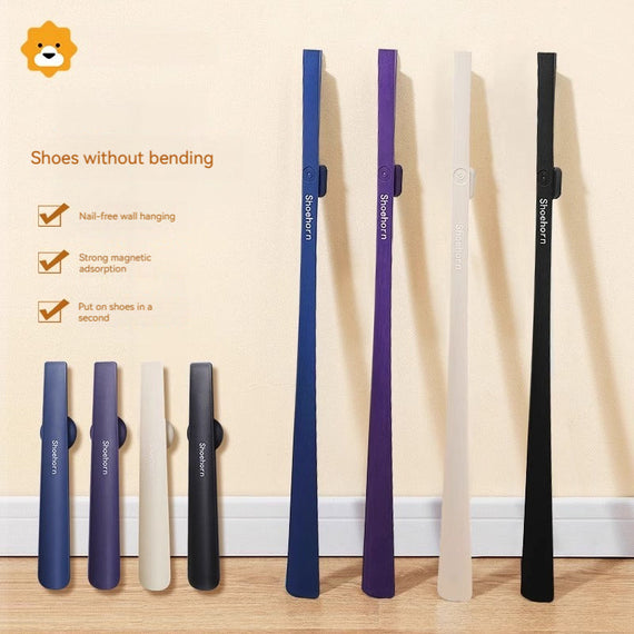 KT-12-19-003 سحّاب أحذية، رافع أحذية مغناطيسي منزلي بمقبض طويل، مرتدي الأحذية، سحّاب أحذية لكبار السن الحوامل - قطعتين 
