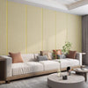 KT-11-16-004 Linen Wallpaper, Self-Adhesive Wallpaper, Thickened Soft Pack Bed Wallpaper, Bedroom Living Room Wall Decoration, TV Background Wall Stickers