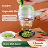 KT-12-25-03 Handheld Side Dish Cooking Machine, Chopping Chili Ring Onion Chopper, Chopping Ginger and Garlic Slices Chopper, Electric Making Garlic Masher