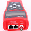 جهاز اختبار كابل الشبكة متعدد الأغراض NF-308 - أحمر