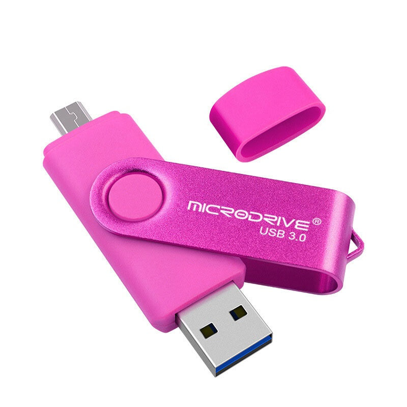 محرك أقراص فلاش USB 3.0 عالي الجودة سعة 32 جيجا بايت - وردي