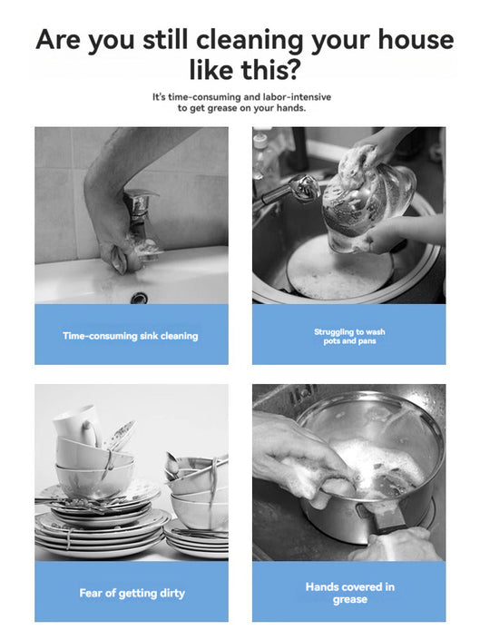 KT-12-25-012 فرشاة تنظيف كهربائية، فرشاة غسيل أطباق المطبخ متعددة الوظائف، فرشاة أوتوماتيكية منزلية لا سلكية، منظف محمول 