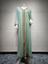 KT-12-28-1001 أحدث طراز من Netflix ملابس نسائية ذات مزاج شعبي قفطان